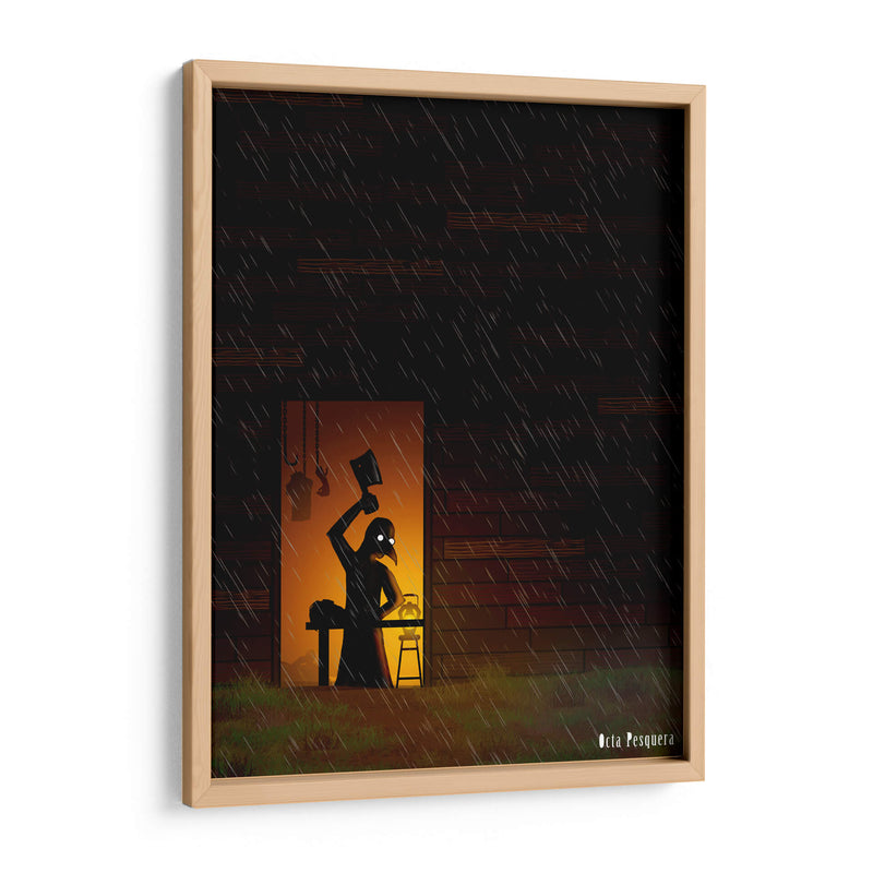 The butcher - Octa Pesquera | Cuadro decorativo de Canvas Lab