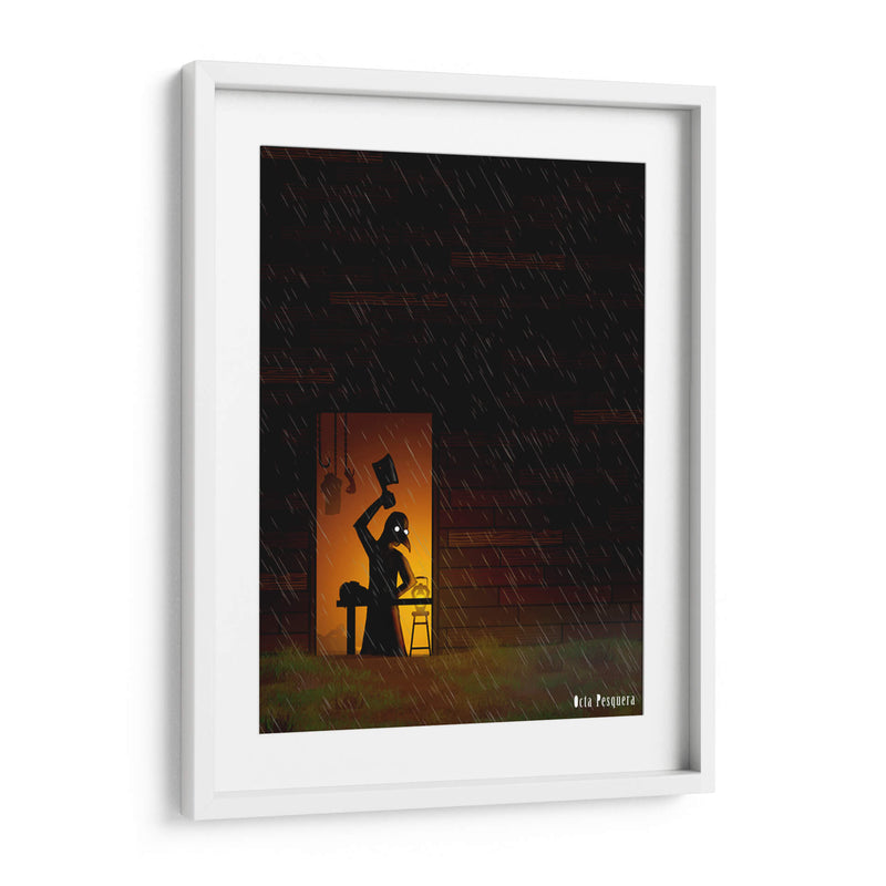 The butcher - Octa Pesquera | Cuadro decorativo de Canvas Lab