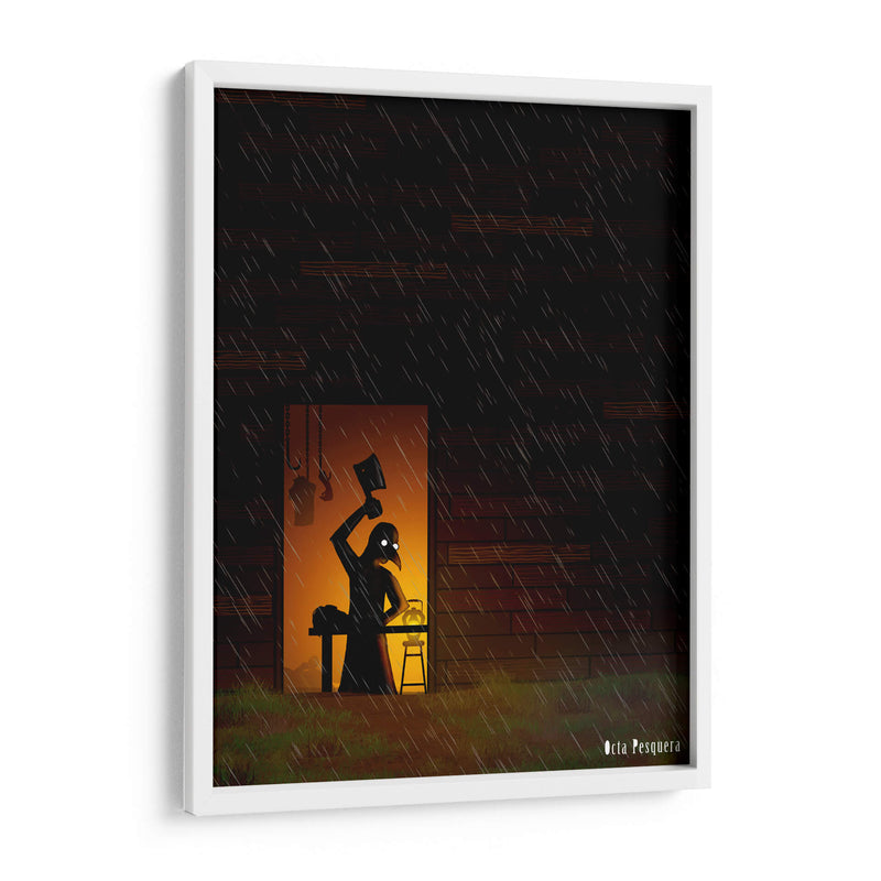 The butcher - Octa Pesquera | Cuadro decorativo de Canvas Lab