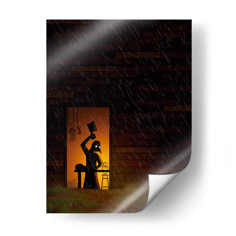 The butcher - Octa Pesquera | Cuadro decorativo de Canvas Lab