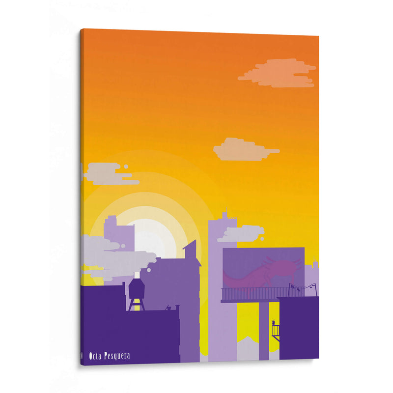 Ciudad Axolote - Octa Pesquera | Cuadro decorativo de Canvas Lab