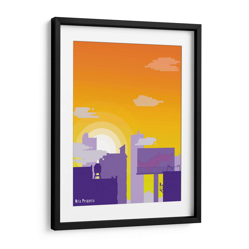 Ciudad Axolote - Octa Pesquera | Cuadro decorativo de Canvas Lab