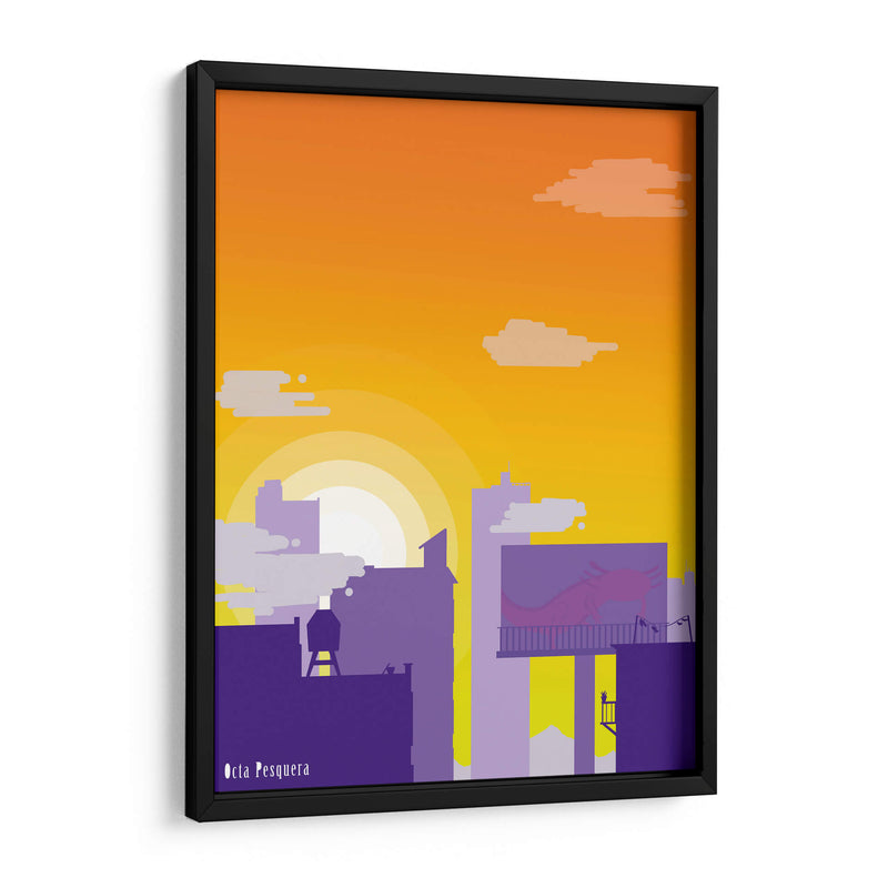 Ciudad Axolote - Octa Pesquera | Cuadro decorativo de Canvas Lab