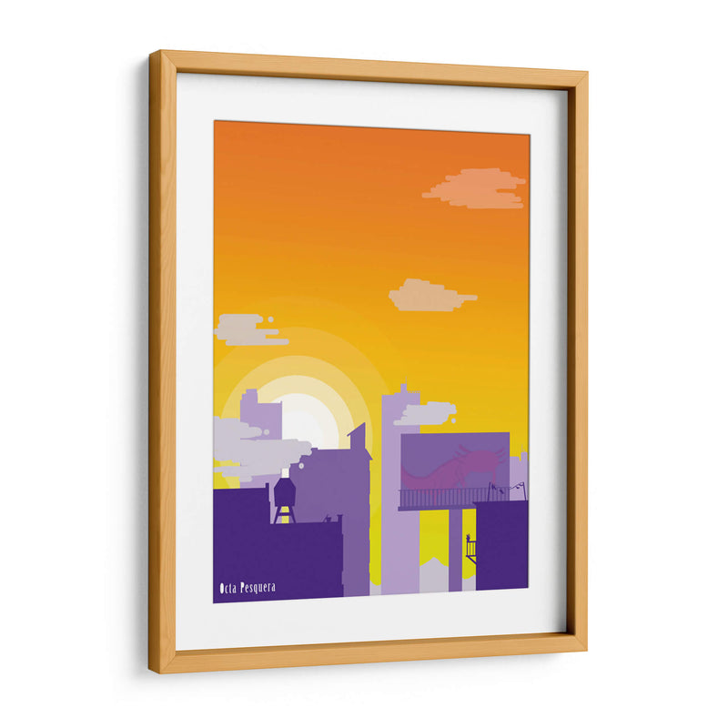 Ciudad Axolote - Octa Pesquera | Cuadro decorativo de Canvas Lab