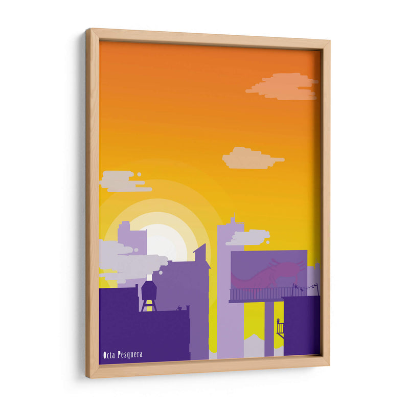 Ciudad Axolote - Octa Pesquera | Cuadro decorativo de Canvas Lab