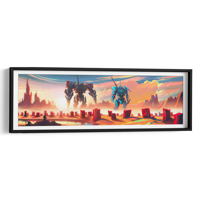 The Arrival of the Mecha - AI-ART | Cuadro decorativo de Canvas Lab