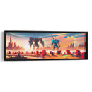 The Arrival of the Mecha - AI-ART | Cuadro decorativo de Canvas Lab