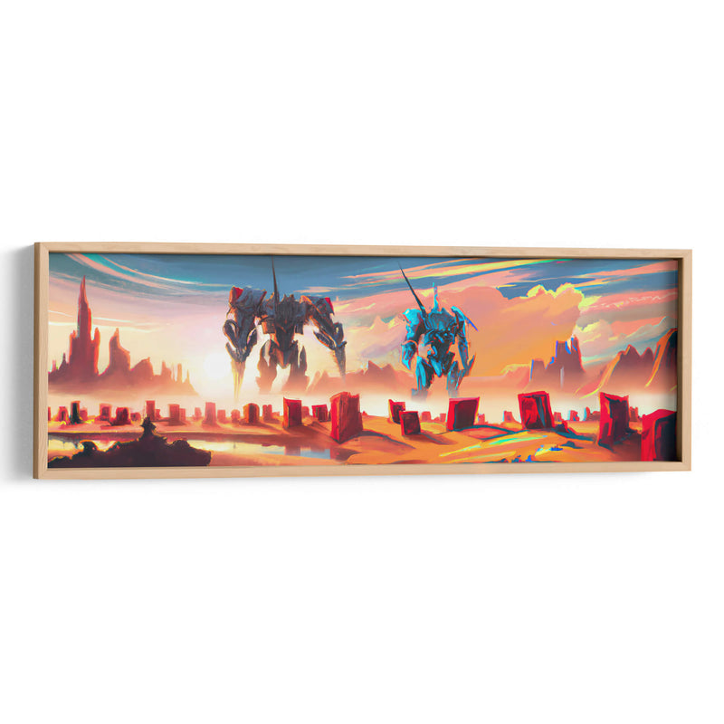 The Arrival of the Mecha - AI-ART | Cuadro decorativo de Canvas Lab