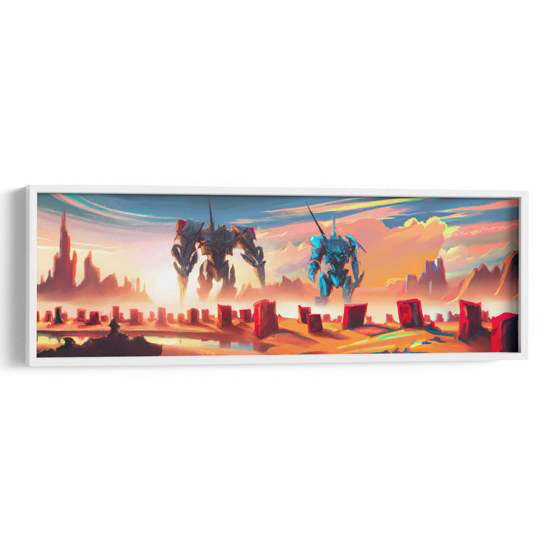 The Arrival of the Mecha - AI-ART | Cuadro decorativo de Canvas Lab