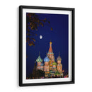 Catedral de San Basilio a luz de luna - Ulises Páez | Cuadro decorativo de Canvas Lab