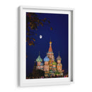Catedral de San Basilio a luz de luna - Ulises Páez | Cuadro decorativo de Canvas Lab