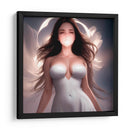 Puesta de sol y chica veraniega - Ham Hams! | Cuadro decorativo de Canvas Lab