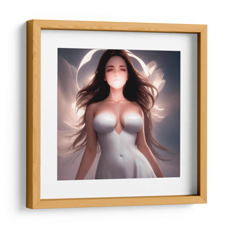 Puesta de sol y chica veraniega - Ham Hams! | Cuadro decorativo de Canvas Lab