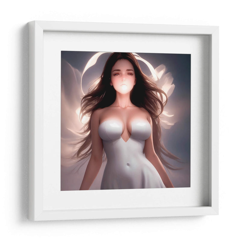 Puesta de sol y chica veraniega - Ham Hams! | Cuadro decorativo de Canvas Lab