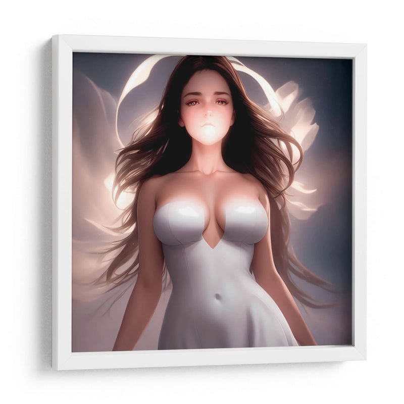 Puesta de sol y chica veraniega - Ham Hams! | Cuadro decorativo de Canvas Lab