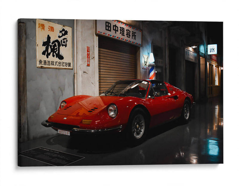 Dino 246 GTS, Museo Toyota, Japón - Luis Velasco | Cuadro decorativo de Canvas Lab