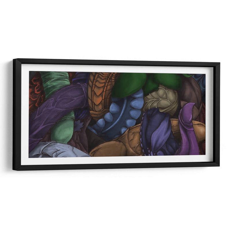 Monster Pillars - Erz Blackwood | Cuadro decorativo de Canvas Lab