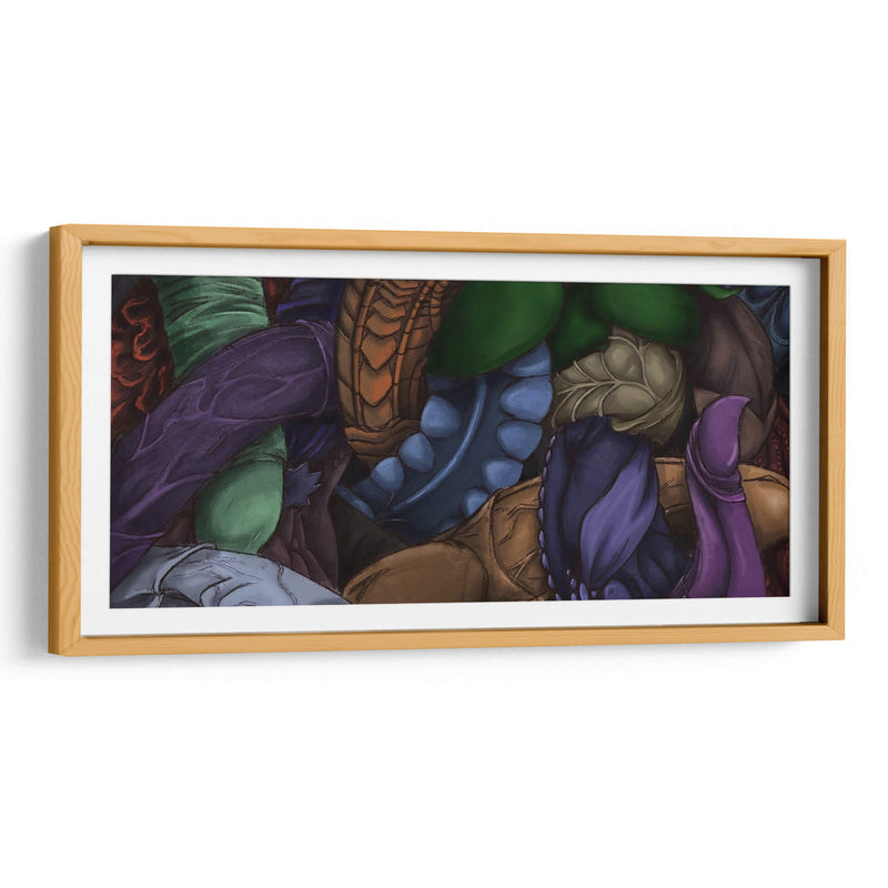 Monster Pillars - Erz Blackwood | Cuadro decorativo de Canvas Lab