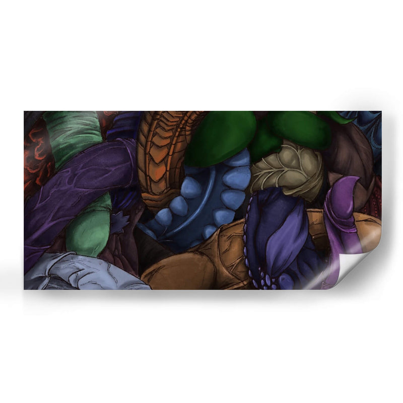 Monster Pillars - Erz Blackwood | Cuadro decorativo de Canvas Lab