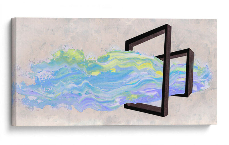 Azul y amarillo - Nayeli Cabrera | Cuadro decorativo de Canvas Lab