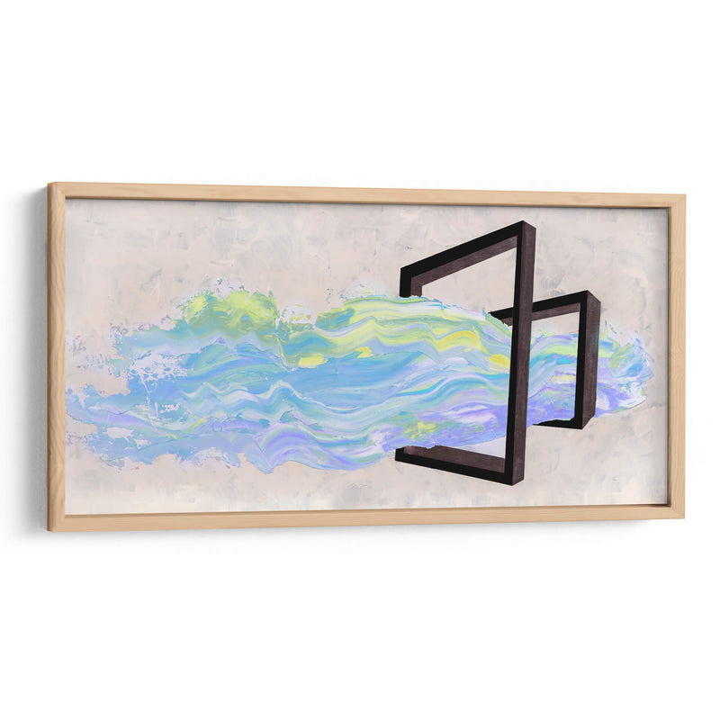 Azul y amarillo - Nayeli Cabrera | Cuadro decorativo de Canvas Lab