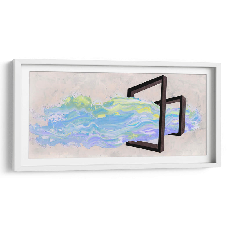 Azul y amarillo - Nayeli Cabrera | Cuadro decorativo de Canvas Lab