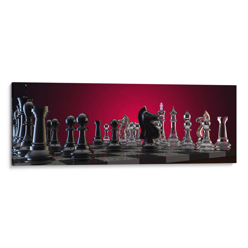 Caballo a peón blanco - Caperh | Cuadro decorativo de Canvas Lab