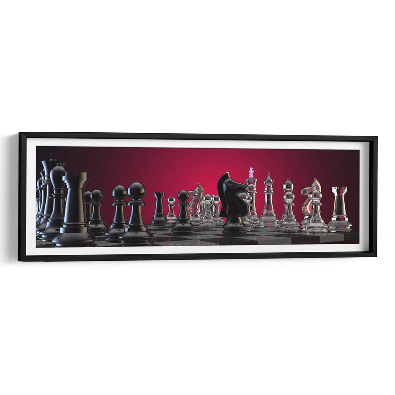 Caballo a peón blanco - Caperh | Cuadro decorativo de Canvas Lab