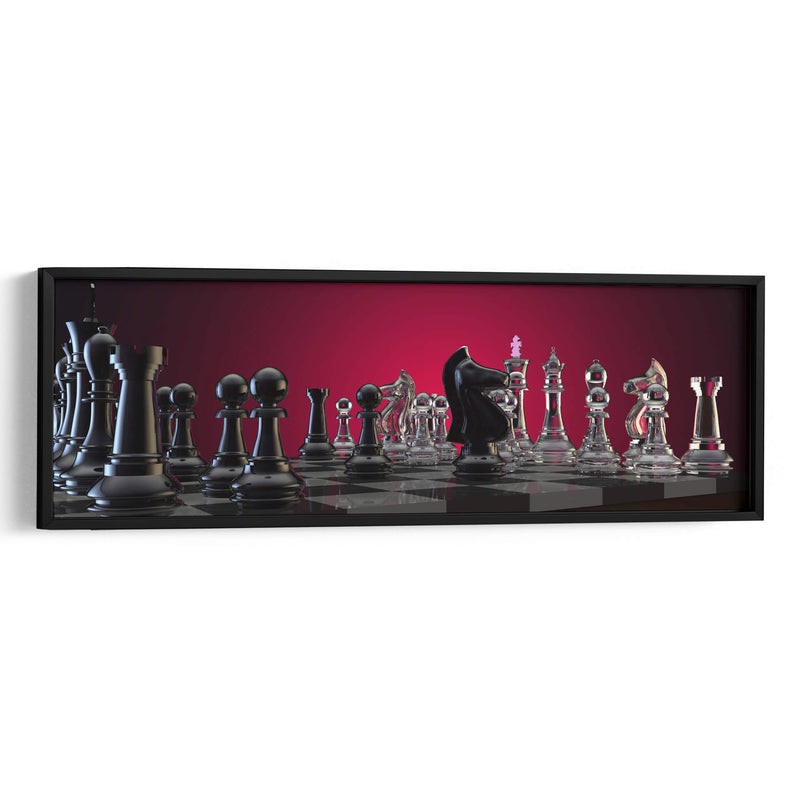 Caballo a peón blanco - Caperh | Cuadro decorativo de Canvas Lab