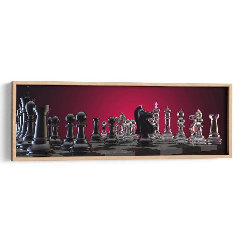 Caballo a peón blanco - Caperh | Cuadro decorativo de Canvas Lab