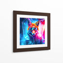 The Cyber Fox II - AI-ART | Cuadro decorativo de Canvas Lab