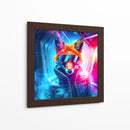 The Cyber Fox II - AI-ART | Cuadro decorativo de Canvas Lab