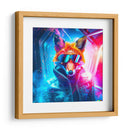 The Cyber Fox - AI-ART | Cuadro decorativo de Canvas Lab