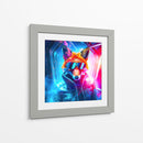 The Cyber Fox II - AI-ART | Cuadro decorativo de Canvas Lab