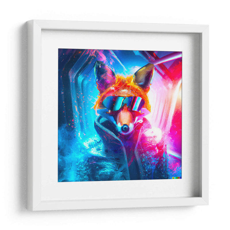 The Cyber Fox - AI-ART | Cuadro decorativo de Canvas Lab