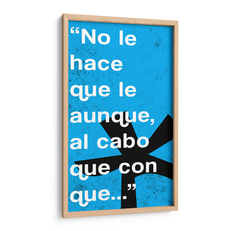 No le hace 003 - Jorge Méndez | Cuadro decorativo de Canvas Lab