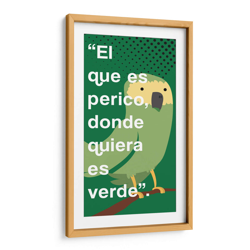 El que es perico 001 - Jorge Méndez | Cuadro decorativo de Canvas Lab