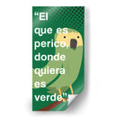 El que es perico 001 - Jorge Méndez | Cuadro decorativo de Canvas Lab