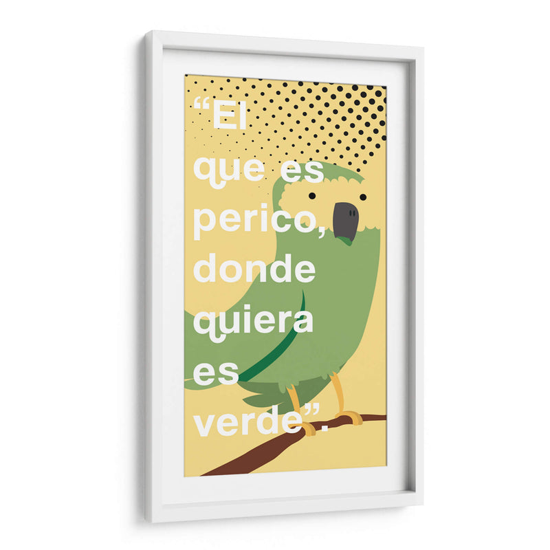 El que es perico 002 - Jorge Méndez | Cuadro decorativo de Canvas Lab