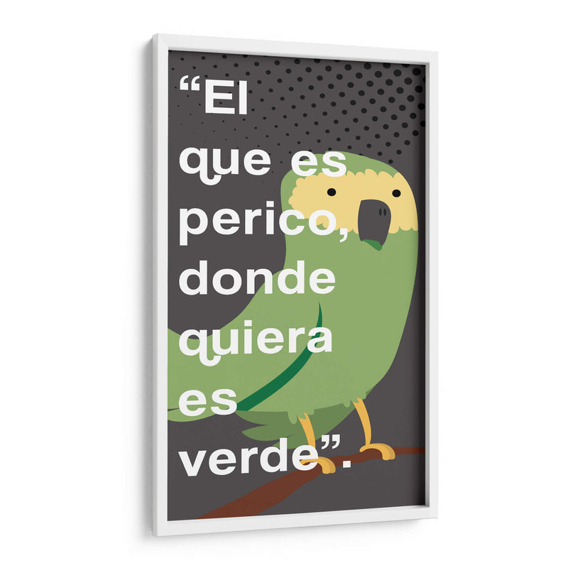 El que es perico 003 - Jorge Méndez | Cuadro decorativo de Canvas Lab