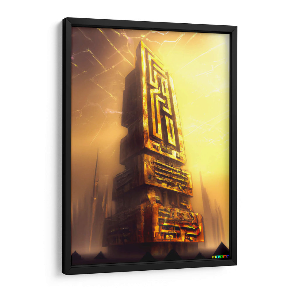 Kur's Monolith - AI-ART | Cuadro decorativo de Canvas Lab