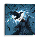 The Wizard and the Ravens - AI-ART | Cuadro decorativo de Canvas Lab
