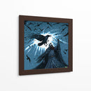 The Wizard and the Ravens - AI-ART | Cuadro decorativo de Canvas Lab