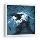 The Wizard and the Ravens - AI-ART | Cuadro decorativo de Canvas Lab
