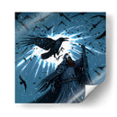 The Wizard and the Ravens - AI-ART | Cuadro decorativo de Canvas Lab