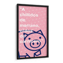 A chillidos de marrano 001 - Jorge Méndez | Cuadro decorativo de Canvas Lab