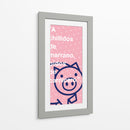 A chillidos de marrano 001 - Jorge Méndez | Cuadro decorativo de Canvas Lab