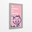 A chillidos de marrano 001 - Jorge Méndez | Cuadro decorativo de Canvas Lab