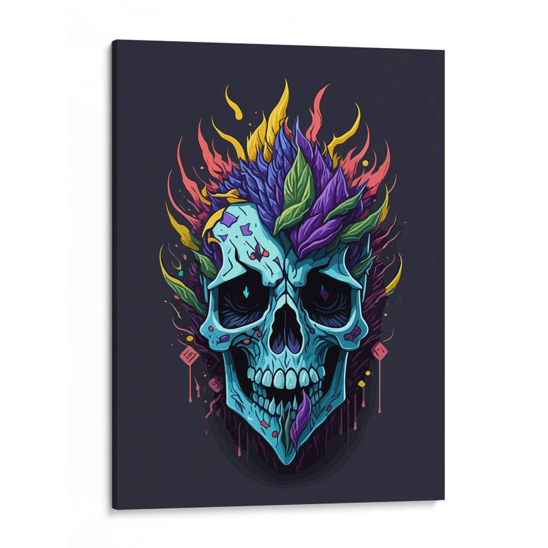 CALAVERA - Infiniity Art | Cuadro decorativo de Canvas Lab