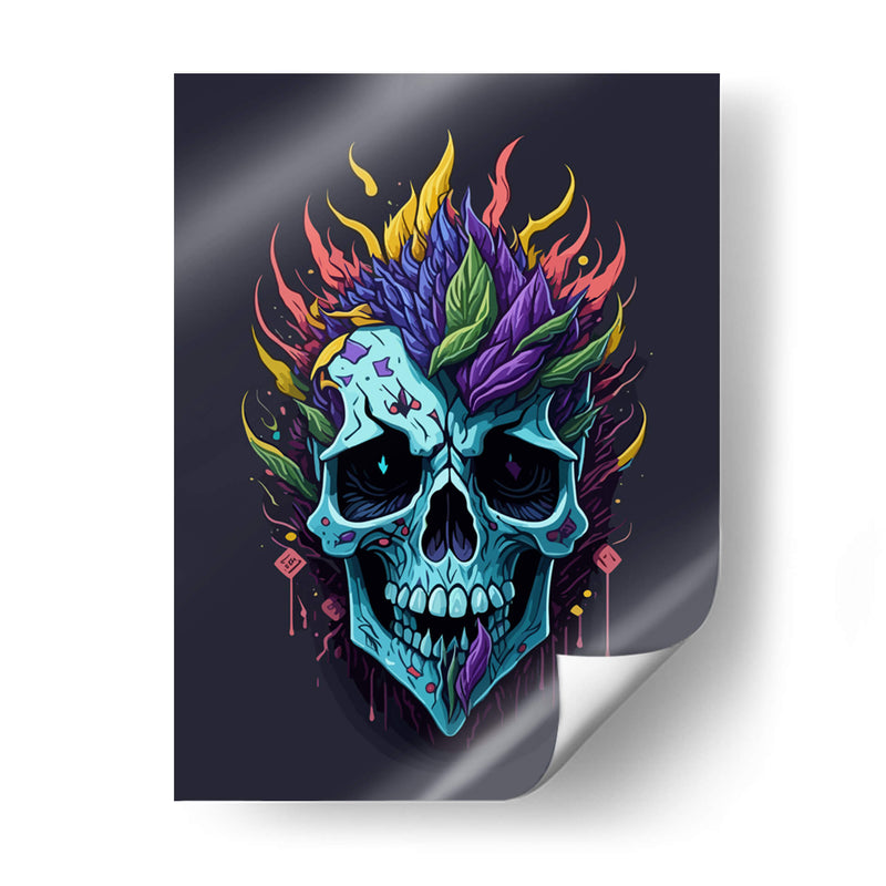 CALAVERA - Infiniity Art | Cuadro decorativo de Canvas Lab